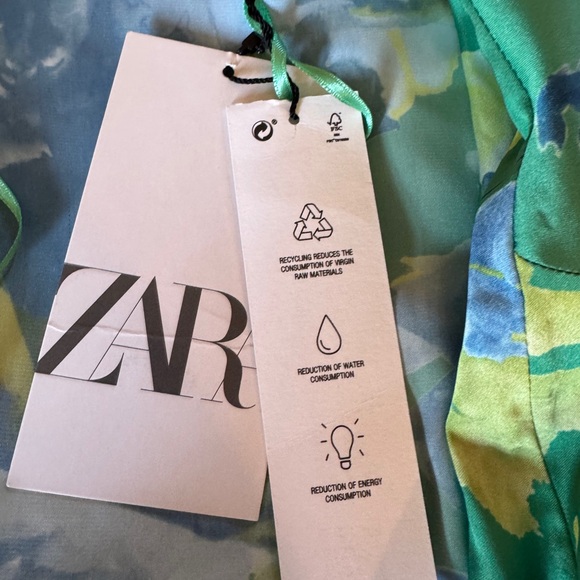 NWT ZARA FLORAL PRINT JUMPSUIT MULTICOLOURED, SIZE Small - Picture 14 of 15